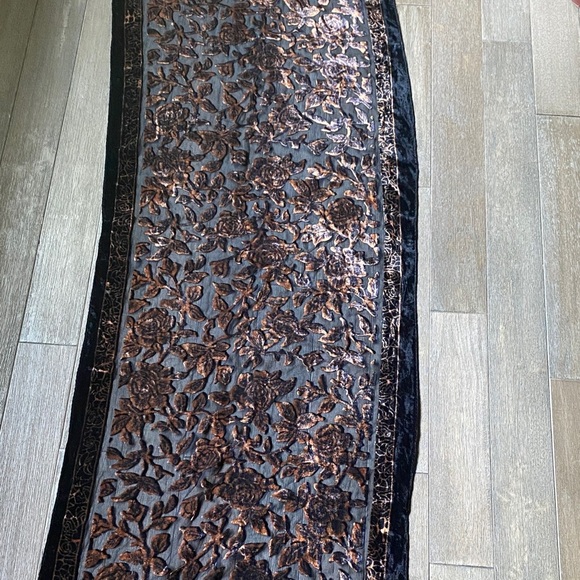 Vintage Silk Floral Scarf - Picture 10 of 11